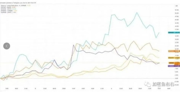 加密貨幣牛市來了！ 狗狗幣（DOGE）與比特幣同期上漲85%（BTC）