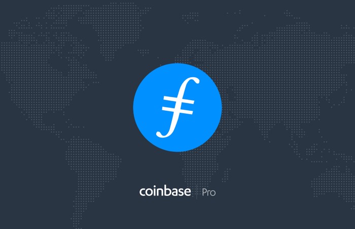 Filecoin存在Coinbase 啟動Pro