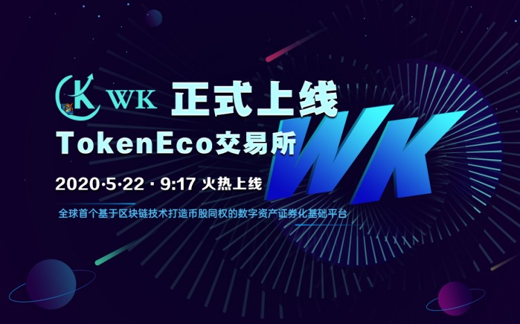 WK登陸TokenEco交易所，加快生態結構布局